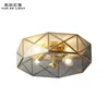 Ceiling Lights All Copper Light Luxury Lamp Simple Bedroom Living Room Dining Study Creative Personality Lighting