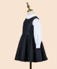 Abito da principessa nero per bambina. Piccola grande bambina stile Hepburn M L XL