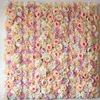 Dekorativa blommor 40x60 cm Silk Rose Flower Champagne Artificial For Wedding Decoration Wall Romantic Xmas Backdrop Decor