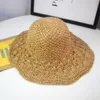 Szerokie grzbiet kapelusze kobiety moda letnie ręcznie robione słomiane słońce duże wzdłuż vintage szydełko-słomka warkocz do słońca kapelusz