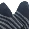 Men's Socks Men's 3 Pairs Men Large Size Fashion Business Dress High Quality Stripe Black Gray Pure Cotton Sock EU42-48