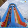 Large Size Inflatable Slide Double Lanes Water Park Slide For Sale