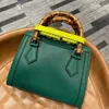 Liquidation nouvelle texture cuir bambou sac fronde épaule Messenger portable fourre-tout sac pour femmes sacs de mode