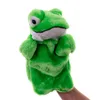 30cm Animal Hand Puppet Dolls Wolf Bear Shark Frog Plush Hand Doll Early Education Learning Toys Children Marionetes Christams Puppets