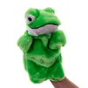 30 cm Animali Burattini a mano Bambole Lupo Orso Squalo Rana Peluche Bambola a mano Educazione precoce Apprendimento Giocattoli Bambini Marionetes Christams Burattini