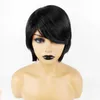 Hair Lace Wigs Wig Women's Fashion Short Hair Bobo Oblique Bangs High Temperature Silk Head Cover