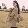 Tench Coats Girls Trench 9 весна 8 большая детская одежда 7 детское пальто осень 12 -летняя девочка рождественский день рождения 9 детская одежда 221107