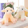 1825 cm Kawaii Plush leżąca symulacja owiec zabawki przytulały lalki jagnięce super miękkie dziecko dla dzieci sleep lalch zabawny prezent j220729