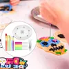 Baking Tools SV-15PCS Cookie Decorating Including 1 Acrylic Turntable 6 Scribe Needle Decoration Brushes 2 Tweezers