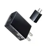 Black US Plug 5V 1A AC USB Charger Home Travel Power Power Adapter Зарядка для мобильных телефонов Samsung Xiaomi HTC