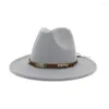 Berets 2022 Женщины мужчины шерстяная полиэфирная шляпа Fedora Fed Werend Brim Lady Jazz Godfather Cap