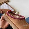 Australie plate-forme femme botte d'hiver concepteur bottines Tazz chaussures châtaigne noir chaud fourrure pantoufles intérieur australien