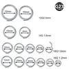 Navel Bell Button Rings 10PC ASTM F136 Nose Hoop Septum Piercing Clicker 12141618G20G Nostril Hinged Segment Septo Helix Earrings 221107