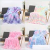 Blankets Rainbow Color Blanket Kids Adt Soft Gradient Bedding Sofa Er Winter Keep Warm Blankets 6 Patterns Drop Delivery Home Garden Dh7O6