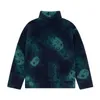Autumn and winter new fashion jacquard round neck sweater women's men's same trend high street brand long-sleeved coat