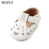 Första Walkers Baby Girls Step Shoes Moccasins Soft Bottom Rubber Nonslip Toddler Booties 221107