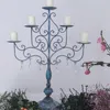 Świece Stand Esthetic Decoration Lampa Cienia Castical of Candles Vintage Holder Tealight Bougeoir Iron Sy50ch