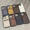 Designer Leather Phone Cases For iPhone 15 13 12 11 Pro Max 14Pro 14 Plus 13Pro 13ProMax 14ProMax X XR XS Letter Mobile Back Cover With Card Pocket Luxury Cellphone Case