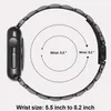 Cinturino da donna in acciaio inossidabile per Apple Watch 6 7 SE 40mm 41mm 44mm 45mm Cinturino sottile in metallo con cinturino iWatch Series 5 4 3 38/42mm Cinturino