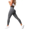 Stroje do jogi NVGTN nakrapiane Scrunch bezszwowe legginsy damskie miękkie rajstopy treningowe spodnie do fitnessu odzież na siłownię 221108