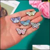 Pins Broschen Nette Insekt Schmetterling Broschen Pin Für Frauen Mode Kleid Mantel Hemd Demin Metall Lustige Brosche Pins Abzeichen Rucksack G Dh5Ul