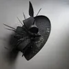 Headpieces Fashion Church Headpiece Feather Women Brudhattar och fascinatorer H￥rtillbeh￶r 2022