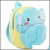 Other Festive Party Supplies Party Favors Mini Plush Animal Toy Bag Cute Toddler Backpack School Bags For Kids Age 24 Years Old Ch Dhn2H