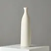 Modern simple white ceramic vase living room TV cabinet home decoration3096332