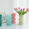 Vases Glass Nordic Home Decoration Room Flower Pot Desktop 221108