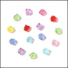 Acrylic Plastic Lucite 100Pcs/Lot 8Mm Diy Rhombus Loose Bead For Jewelry Bracelets Necklace Hair Ring Making Accessories Crafts Ac Dhrs4