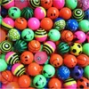 32mm Rubber Bouncing Balls Solid Floating Fun Sea Fishing for kids Decompression Toys Amusement Toys267c