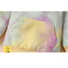 Ensembles de vêtements Enfant Bébé Fille Vêtements Ensemble Tie Dye Imprimer Tenues pour bébés Sweats à capuche de poche Pantalons longs Garçons Enfants Enfants Survêtements