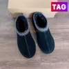 Mulheres Botas de neve Austr￡lia Tasman Flippers Tazz Winter Winter Classic Ultra Mini Bot Men Mulheres Sapatos Quente Deslizamentos de Pele