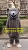 Long Fur Furry Gray Rat Mascot Costume Mouse Mice Adult Cartoon Character Outfit Thanks Will Leaflet Distribution zz7894