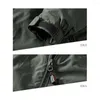 Men's Jackets 2022 Autumn Spring Mens Outerwear Breathable Hooded Business Casual Zipper Jacket Coat M-6XL