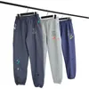 Byxor för män Gallerier Avdelning Designer Joggingbyxor Sport 7216b Målad Flare Sweat Pant Ink Stänk Handmålad Graffiti High Street Lös 28