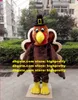 Thanksgiving Turkiet Mascot Costume Adult Cartoon Character Outfit Suit Blog Distribution Populär kampanj ZZ7817