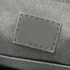 男性クロスボディメッセンジャーバッグマンショルダーバッグフラップハンドバッグサムル財布PVC本革ファッションレタリングシルバーハードウェアウォレット調整可能ストラップM46255