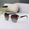 Luxuriöse Designer-Sonnenbrille für Herren, Damen, Herren, Herren-Sonnenbrille, Fashion Attitude, UV400-Schutz, quadratisch, voller Rahmen, goldfarben plattiert, mit Verpackung und Box 0836