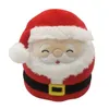 Série de Natal suave travesseiro empalhado Papai Noel Claus Deer Backed Animais Plush Toy Gifts P1108