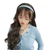 Hair Lace Wigs Hoop Half Head Set Net Red Same Wig Women's Long Straight Hair Integrated Non Detachable