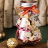 Confezioni regalo 6 pezzi Albero di Natale Vaso dolce Bomboniere fai da te Caramelle Biscotti Snack Cioccolato Imballaggio Scatole decorative