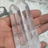 Декоративные фигурки 2pcs Natural Double Cond Lemurian семян Кварц Кристаллическая точка