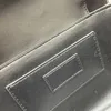 Pilikowane pudełko torba na crossbody kobiet torebki torebki torebki na ramię oryginalne skórzane litery mody rombic srebrny sprzęt balck