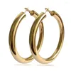 Hoop Earrings Large Big Chunky Thick for Women Night Club Party Hyperbole 70mm Jewelry 2022