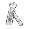 Helix Hammer Glass Pipes Mini Handrökning Rör med diffus nedstamms glasvatten Bongs Bubbler Dab Rig Shisha Accessory Hookah Ash Catchers