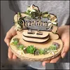 Ring Kussen Flower Manden Creatief houten ringkussen huwelijksceremonie bosstijl handgemaakte houder verloving huwelijksvoorstel dhpcy