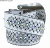 Bb 2022 Belt Designer Simon Belts for Men Women Shiny diamond belt white cintura uomo boosluxurygoods 0000