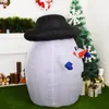 Christmas Decorations Retractable Cartoon Santa Claus Inflatable Toy Back Garden Decoration Large Party Props