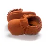 First Walkers Baywell PU Suede Leather born Baby Moccasins Shoes Soft Soled Nonslip Crib Walker 221107